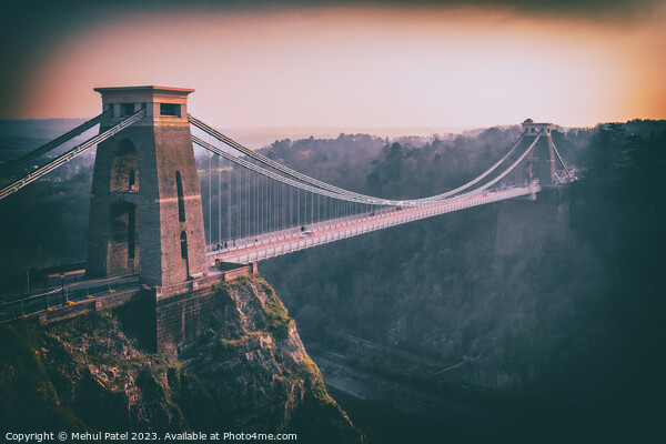 Clifton suspension bridge, Clifton Village, Bristol Picture Board by Mehul Patel