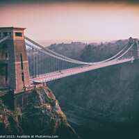 Buy canvas prints of Clifton suspension bridge, Clifton Village, Bristol by Mehul Patel