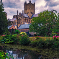 Buy canvas prints of Wells Cathedral, Somerset, England by Mehul Patel