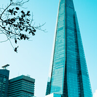 Buy canvas prints of The Shard tower in London, England, UK by Mehul Patel
