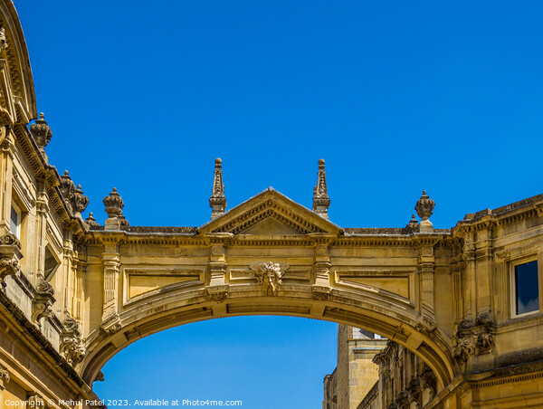 Detail on archway with Roman style architecture Picture Board by Mehul Patel