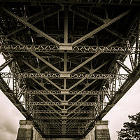 Buy canvas prints of Underneath Sydney Harbour Bridge by Mehul Patel
