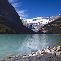 Buy canvas prints of Turquoise coloured waters of Lake Louise, Banff Na by Mehul Patel