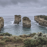 Buy canvas prints of Rock formations at Tom and Eva lookout,  Australia by Mehul Patel
