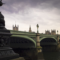 Buy canvas prints of Digital painting of Westminster Bridge - London by Mehul Patel