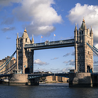 Buy canvas prints of Iconic landmark Tower Bridge along the river Thame by Mehul Patel