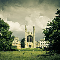 Buy canvas prints of The Backs and King's College Chapel, Cambridge by Mehul Patel