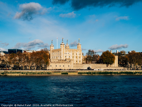 The Tower of London situated along the embankment  Picture Board by Mehul Patel