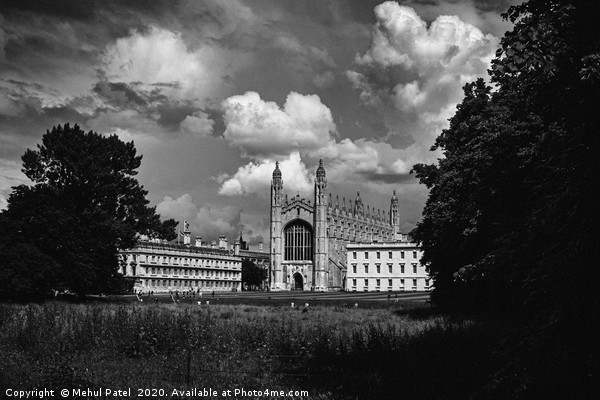King's College Cambridge, with the Chapel in the c Picture Board by Mehul Patel