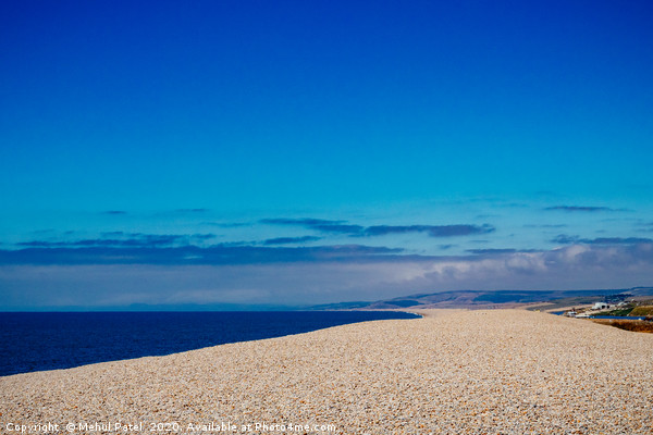 Chesil beach, on the South West coast of England,  Picture Board by Mehul Patel