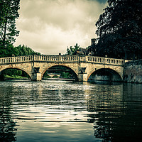 Buy canvas prints of River Cam by The Backs, Cambridge, England, UK by Mehul Patel