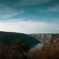 Buy canvas prints of River Avon and the Avon Gorge from Clifton Down, B by Mehul Patel