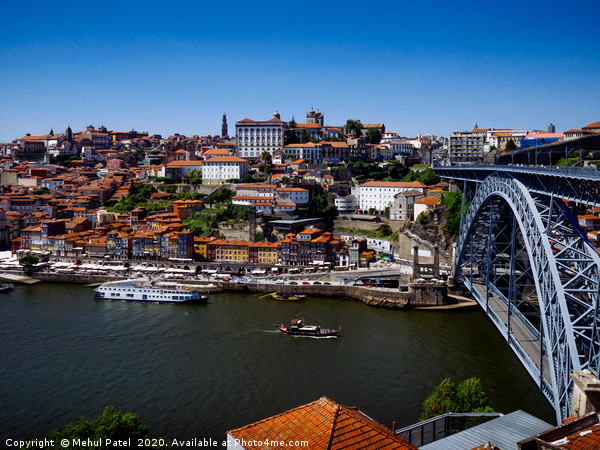River Douro and Ponte Luis I bridge - Porto, Portu Picture Board by Mehul Patel