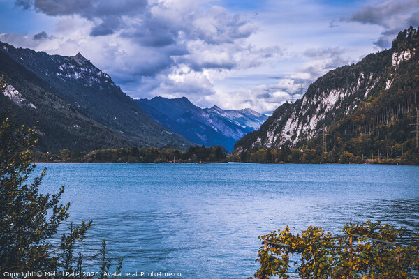 Lake Thun (Thunersee), Bernese Oberland, Switzerland, Europe Picture Board by Mehul Patel