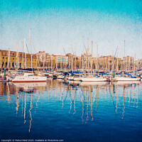 Buy canvas prints of Barcelona Marina by Mehul Patel