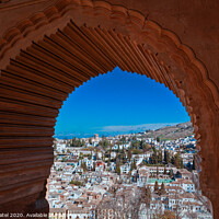 Buy canvas prints of View of Granada from the Alhambra Palace - Spain by Mehul Patel