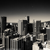 Buy canvas prints of High shot of skyscrapers in downtown Vancouver - British Columbia, Canada by Mehul Patel