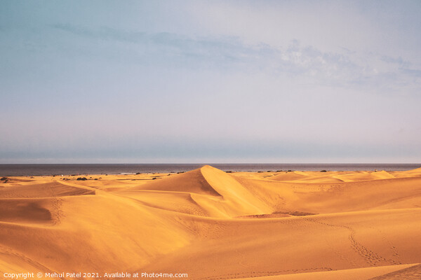 Dunas de Maspalomas (Sand dunes of Maspalomas), Gran Canaria Picture Board by Mehul Patel