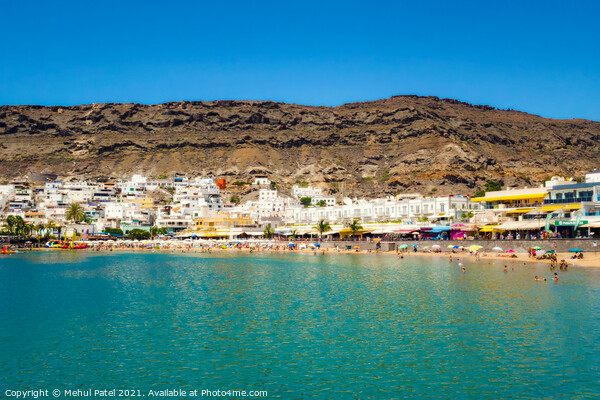 Playa de Mogan, Gran Canaria, Canary Islands, Spain Picture Board by Mehul Patel