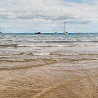 Buy canvas prints of Views from Swanage Beach by Hayley Jewell