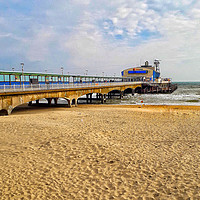 Buy canvas prints of Bournemouth Pier  by Hayley Jewell