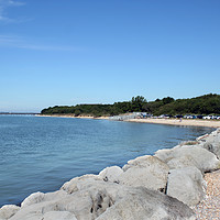 Buy canvas prints of Hamble Beach by Hayley Jewell