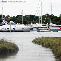 Buy canvas prints of Swanwick Boats by Hayley Jewell