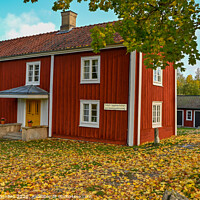 Buy canvas prints of Folk museum in Hallabrottet Kumla Sweden october 2020 by Jonas Rönnbro