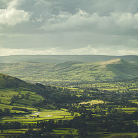 Buy canvas prints of River Derwent leading to Win Hill by Elliott Griffiths
