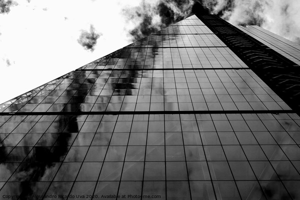 The skyscrapers - London Picture Board by Alessandro Ricardo Uva