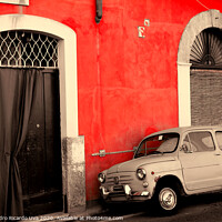 Buy canvas prints of The Old Car - Amalfi by Alessandro Ricardo Uva