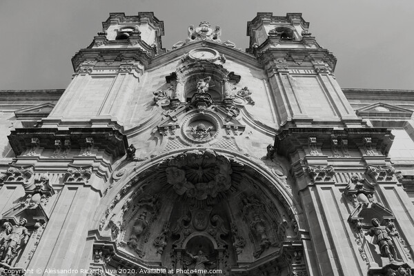 Barcelona church Picture Board by Alessandro Ricardo Uva