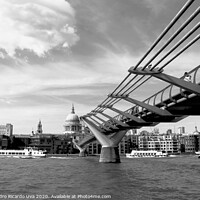 Buy canvas prints of River Thames  - London by Alessandro Ricardo Uva