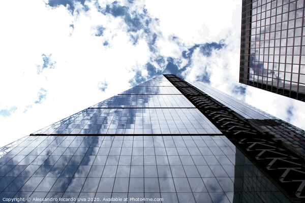The skyscraper - London Picture Board by Alessandro Ricardo Uva