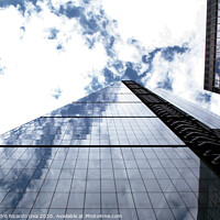 Buy canvas prints of The skyscraper - London by Alessandro Ricardo Uva
