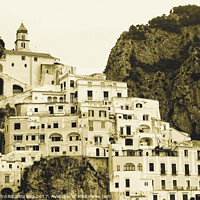 Buy canvas prints of Amalfi Village - Italy by Alessandro Ricardo Uva