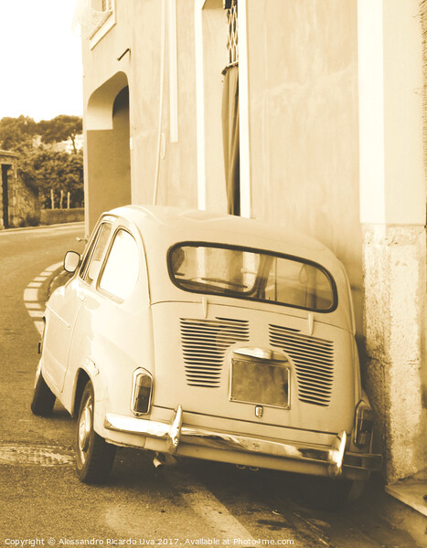 The old car - Amalfi coast - Italy Picture Board by Alessandro Ricardo Uva