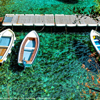 Buy canvas prints of Wooden Boats - Amalfi Coast by Alessandro Ricardo Uva