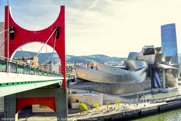 Guggenheim Museum Bilbao - Spain Picture Board by Alessandro Ricardo Uva