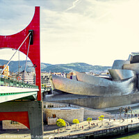 Buy canvas prints of Guggenheim Museum Bilbao - Spain by Alessandro Ricardo Uva