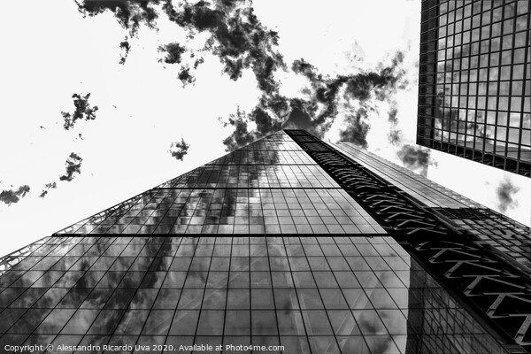 Glass Skyscraper - London city Picture Board by Alessandro Ricardo Uva