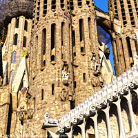 Buy canvas prints of La Sagrada Familia - Barcelona by Alessandro Ricardo Uva
