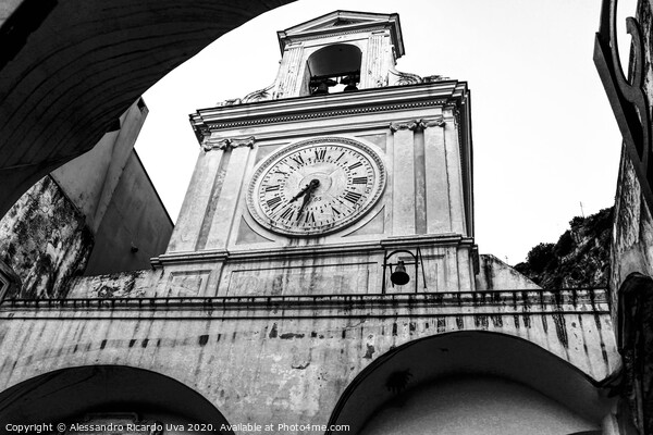 clock tower - Amalfi  Picture Board by Alessandro Ricardo Uva