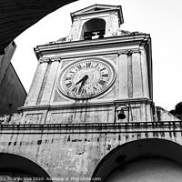 Buy canvas prints of clock tower - Amalfi  by Alessandro Ricardo Uva