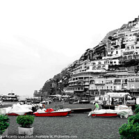 Buy canvas prints of Positano city - Amalfi Coast by Alessandro Ricardo Uva