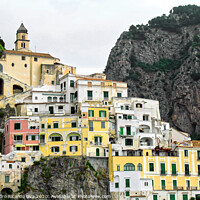 Buy canvas prints of Amalfi Village by Alessandro Ricardo Uva