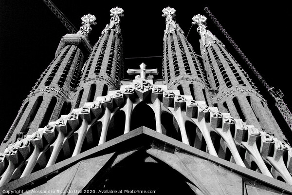 La Sagrada familia - Barcelona Picture Board by Alessandro Ricardo Uva