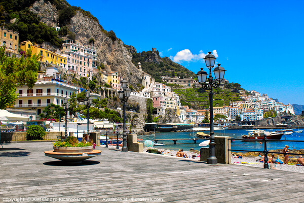 Italy Landscape - Amalfi Picture Board by Alessandro Ricardo Uva