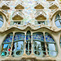 Buy canvas prints of Casa Batlló - Barcelona by Alessandro Ricardo Uva