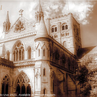 Buy canvas prints of St Albans Cathedral  by Alessandro Ricardo Uva